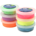 Silk clay - neon kleuren, 6x14gr.