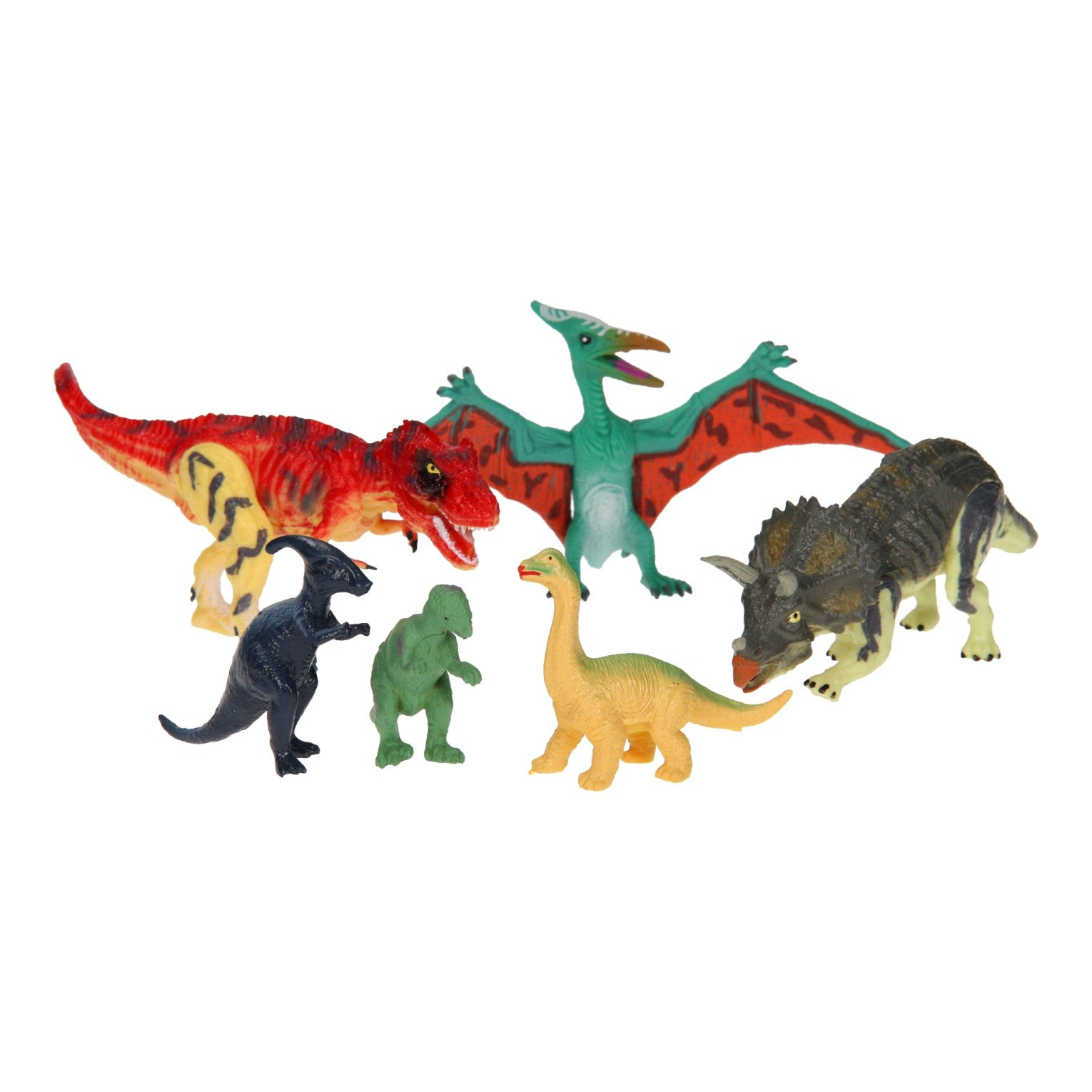 Deluxe Dino-Spielset, 6-teilig.