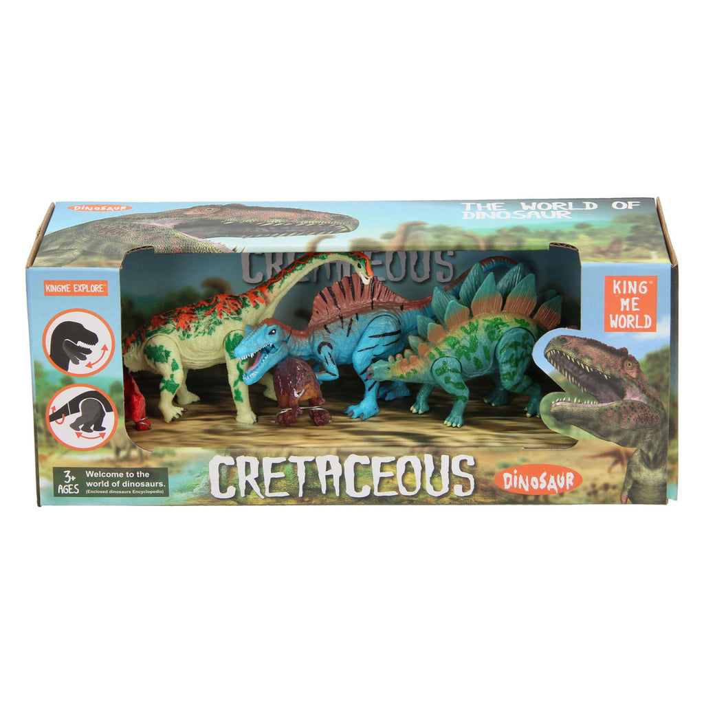 Deluxe Dino-Spielset, 6-teilig.