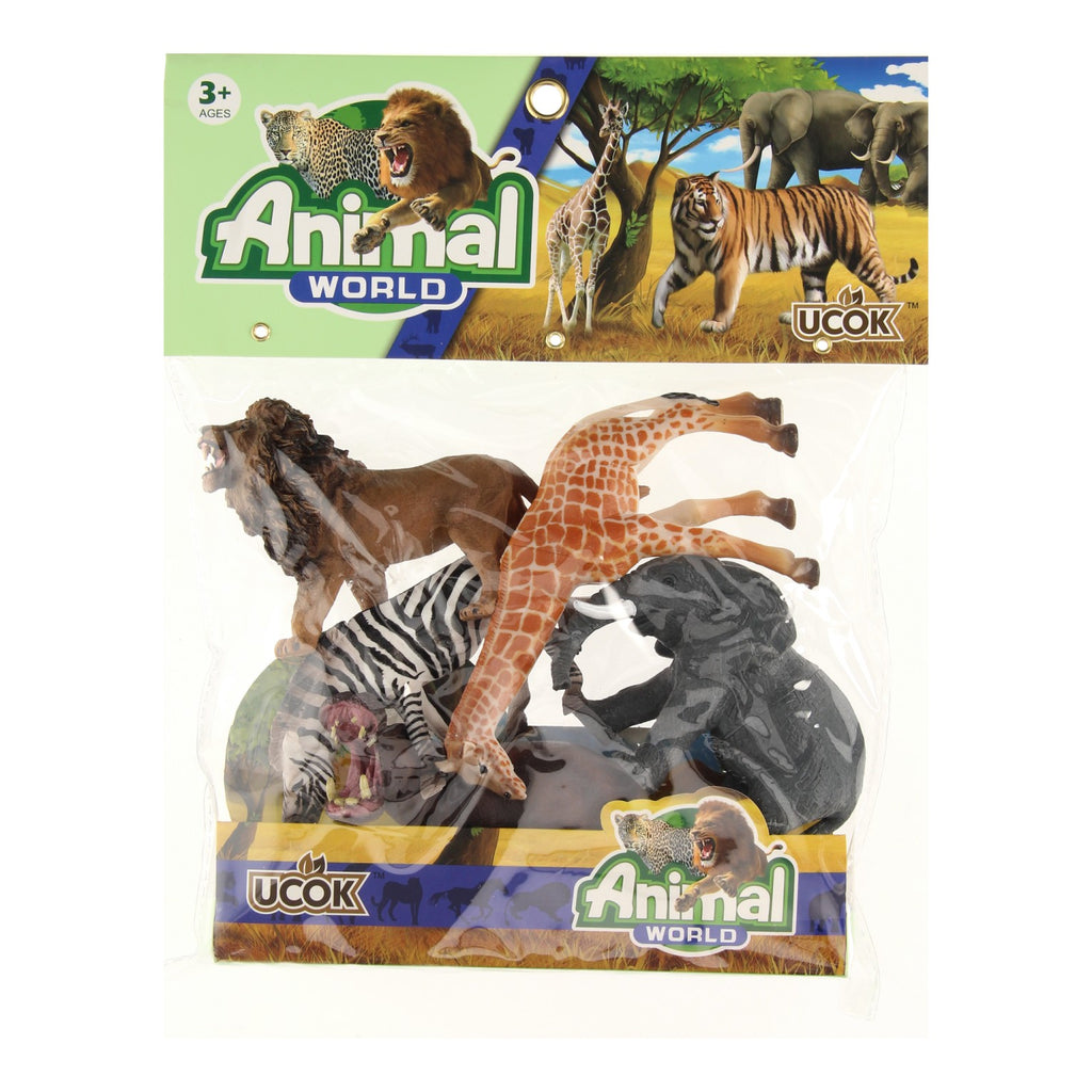 Deluxe-Spielset „Wildtiere“, 5-teilig.