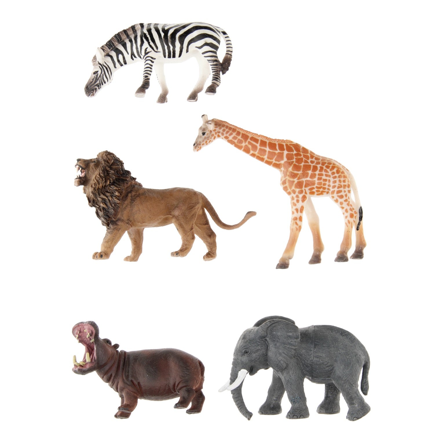 Deluxe-Spielset „Wildtiere“, 5-teilig.