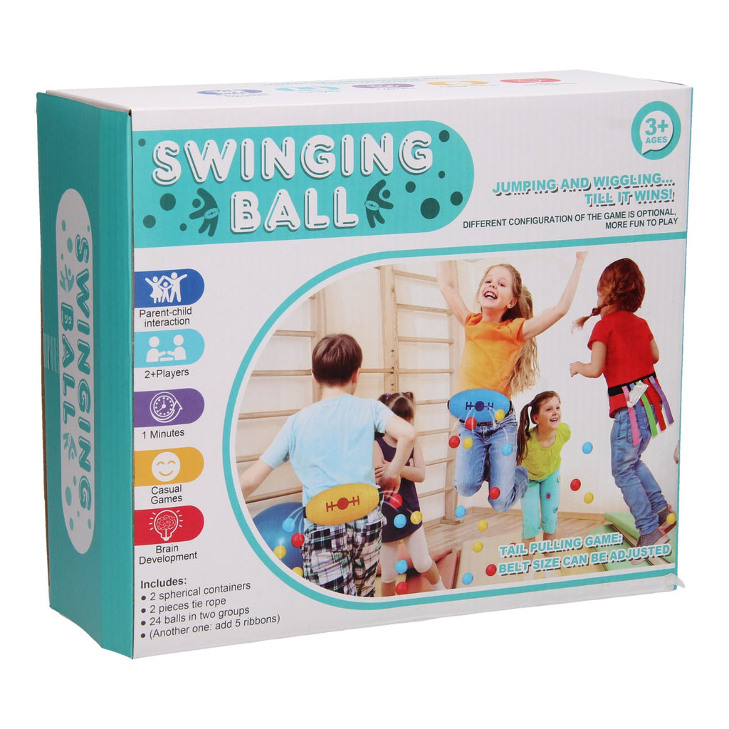 Lobbes 2-in-1-Spiel: Bandgreifender Swingball