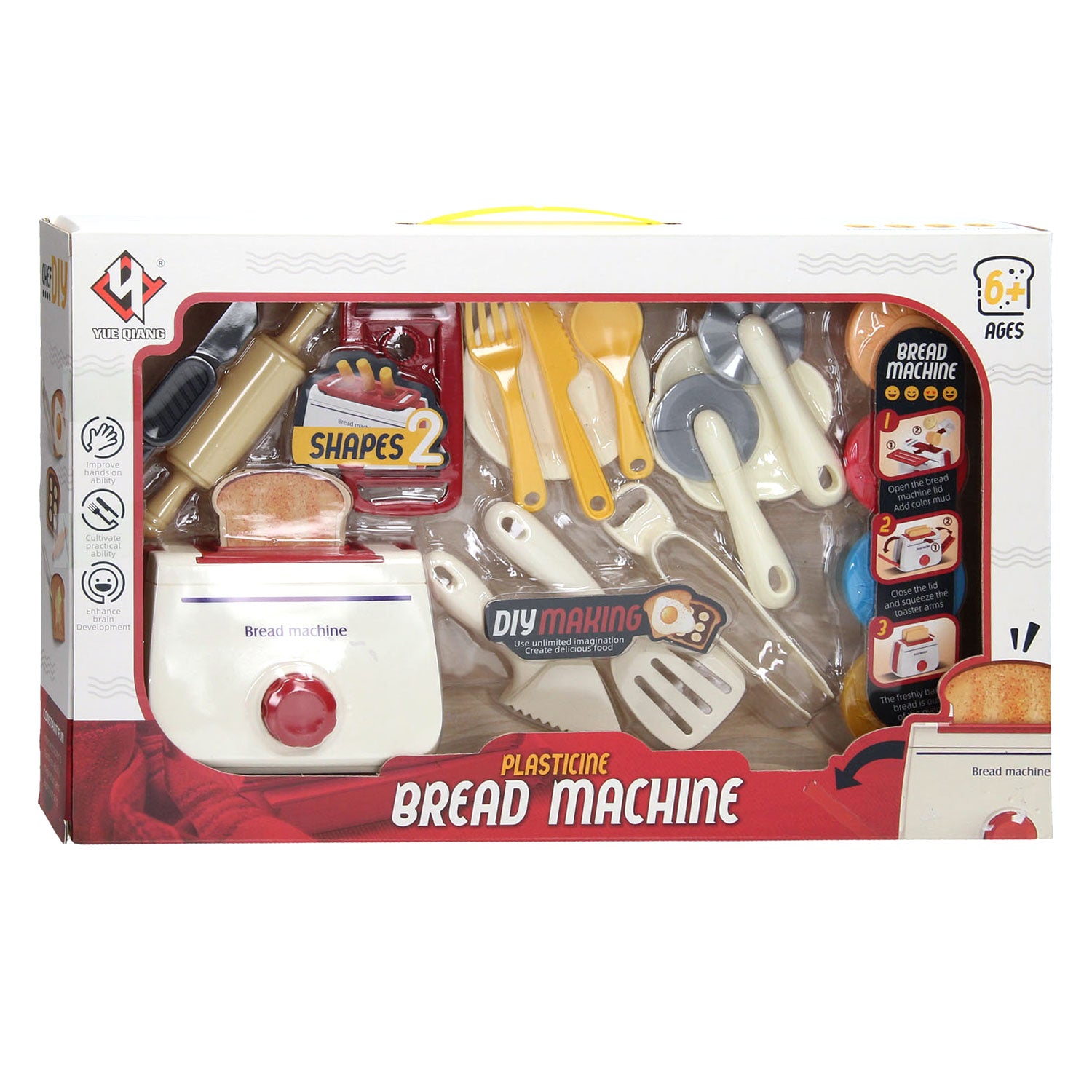 Tontoaster mit Zubehör - 4 Tontöpfe