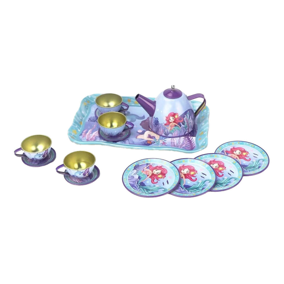 Lobbes Mermaid Teeservice in Picknickbox