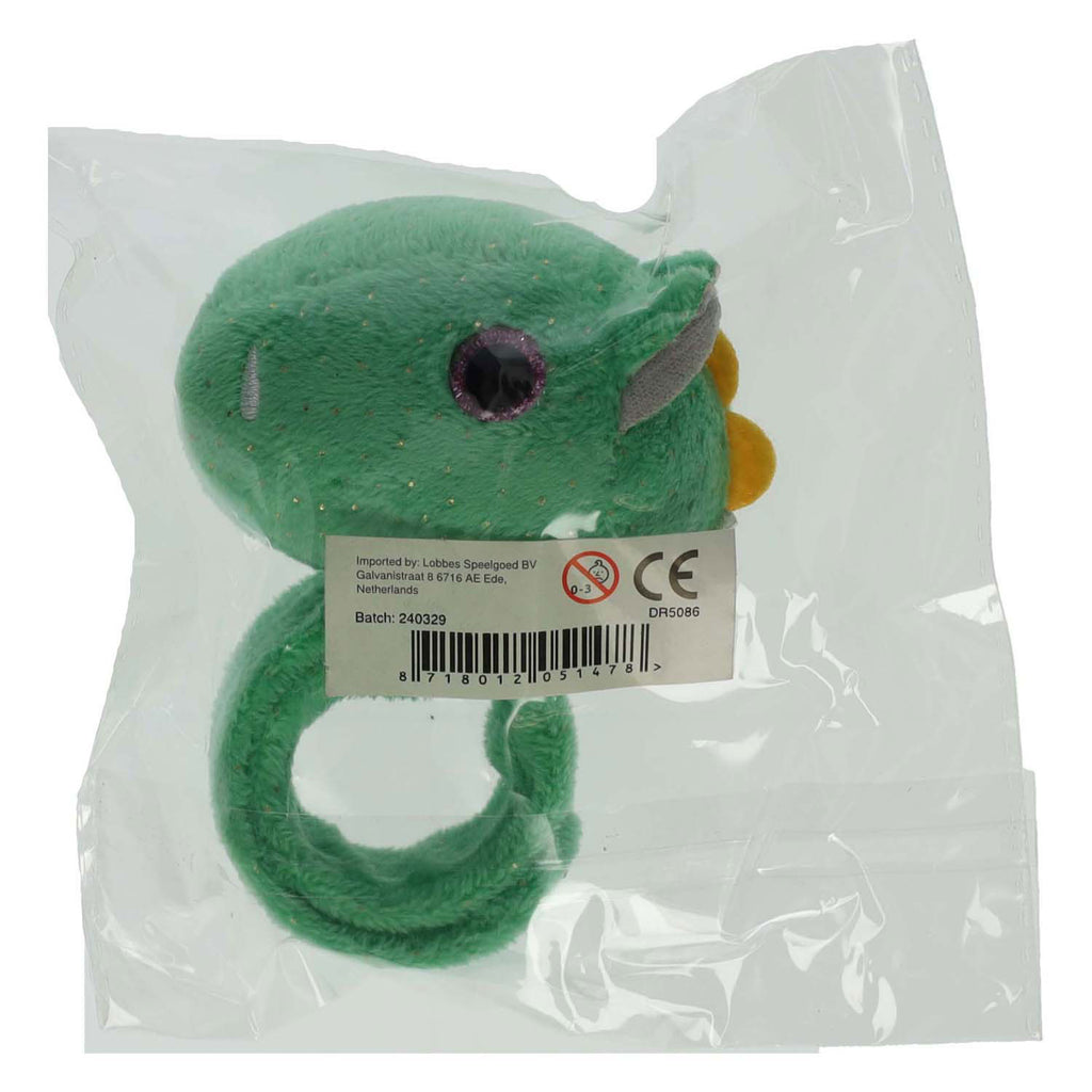 Plüsch-Klapparmband Dino
