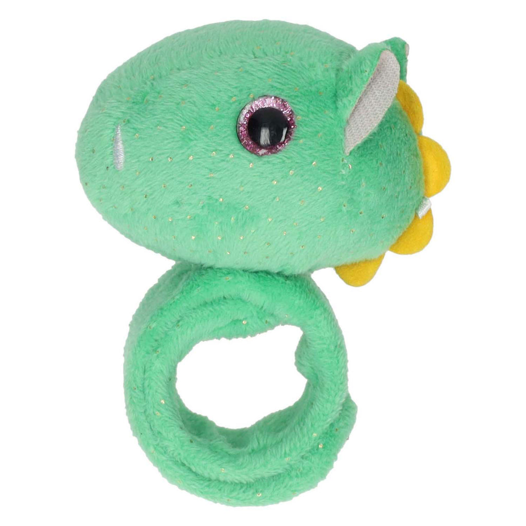 Plüsch-Klapparmband Dino