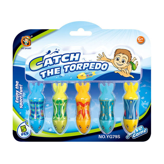Tauchtorpedos, 5 Stück.