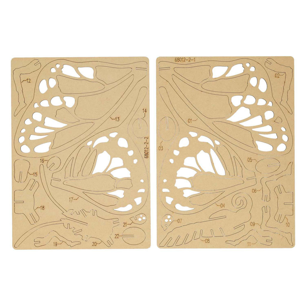 Lobbes speelgoed bv lobbes houten bouwpakket vlinder 3d puzzel creatief speelgoed.