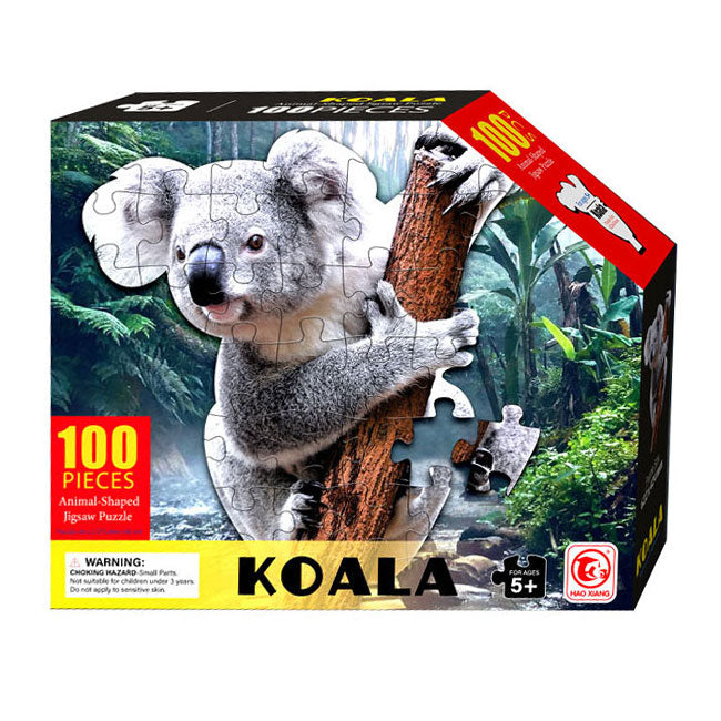 Lobbes Shape Puzzle Koala, 100 Teile.