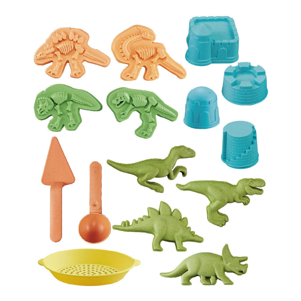 Biokunststoff-Sandset Dinosaurier