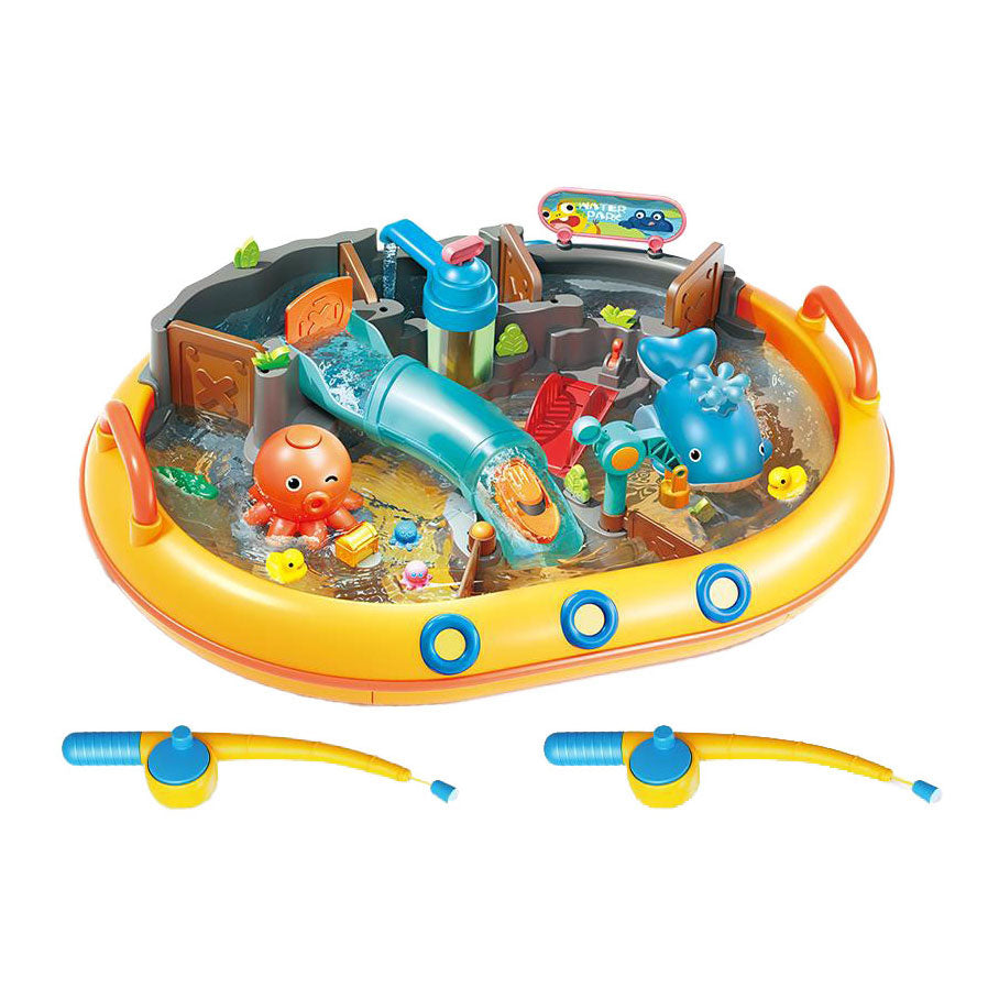 Wasserpark-Set mit 2 Angelruten