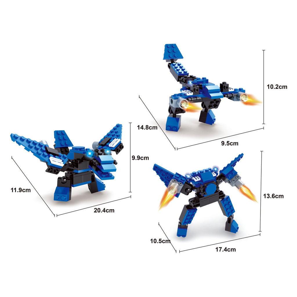 Titans Roboter-Baustein-Konstruktionsset 3-in-1