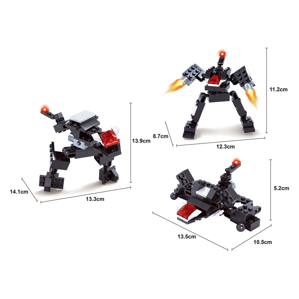 Titans Roboter-Baustein-Konstruktionsset 3-in-1