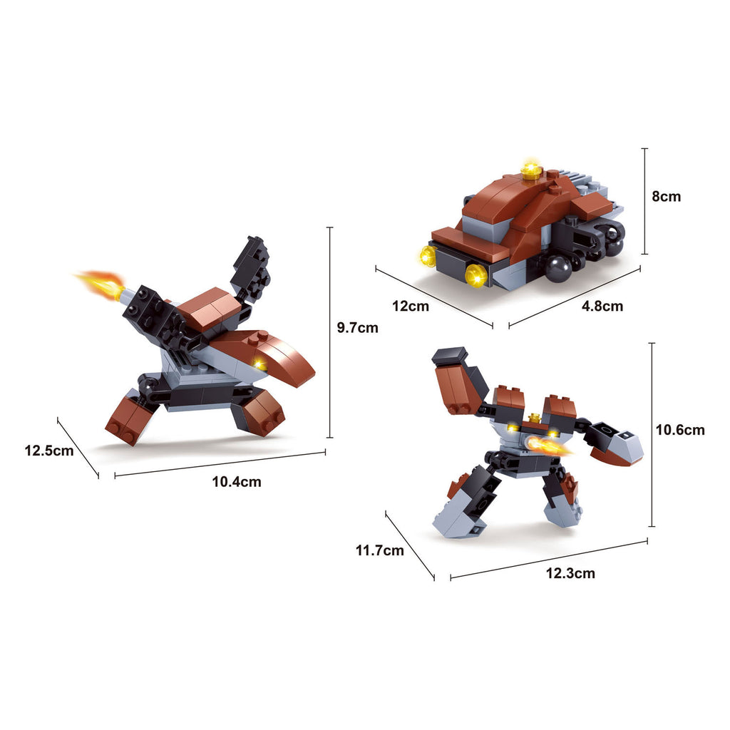 Titans Roboter-Baustein-Konstruktionsset 3-in-1