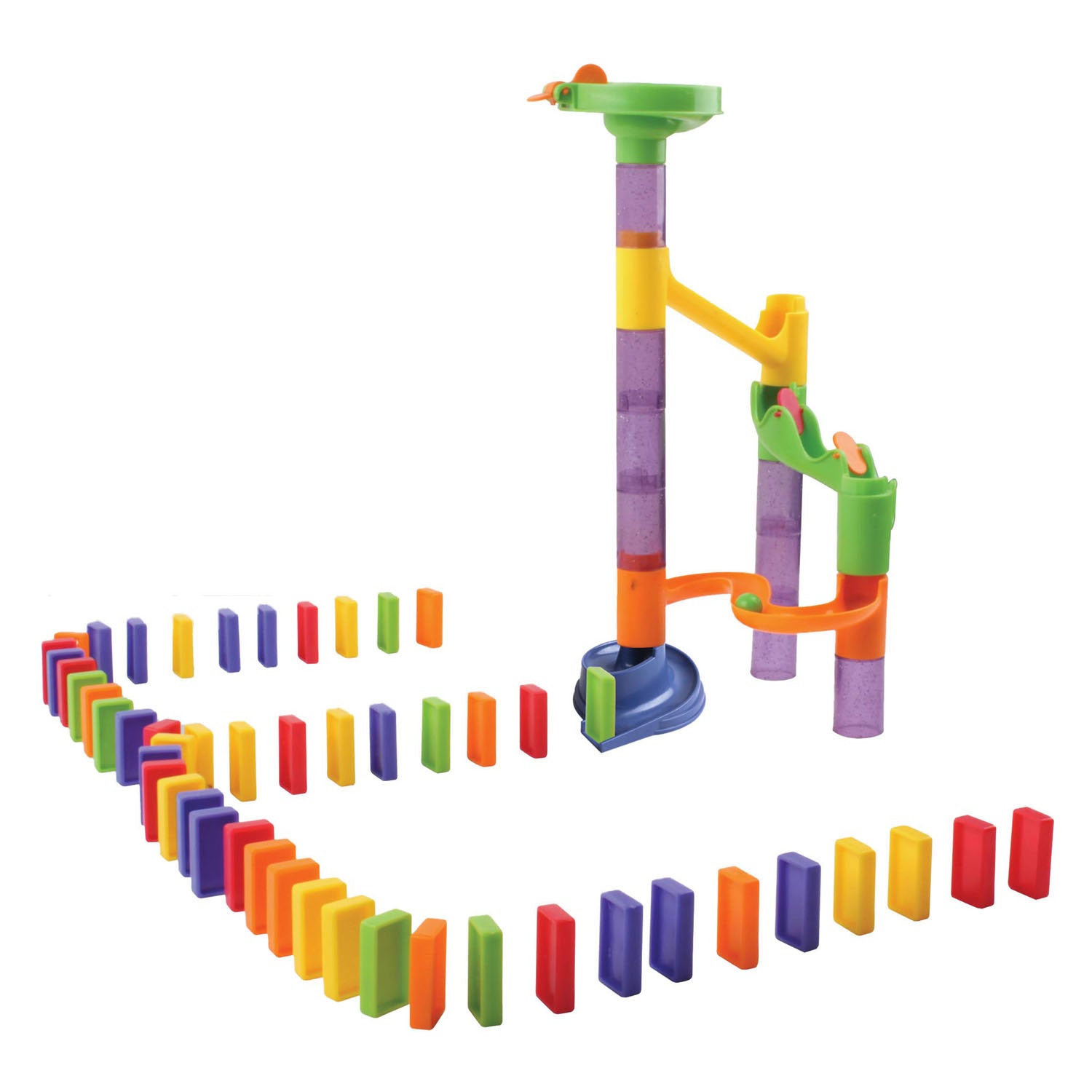 Murmelbahn-Domino-Set, 79-teilig.