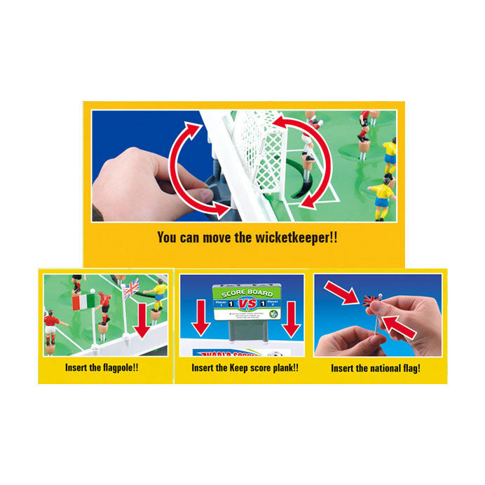 Großformatiges Fußball-Flipper-Spiel