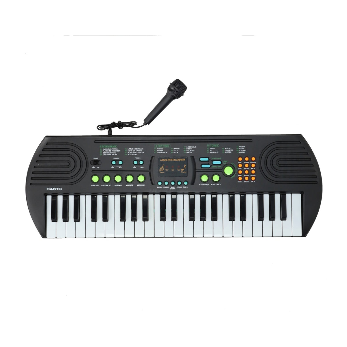 Elektronisches Keyboard mit Mikrofon