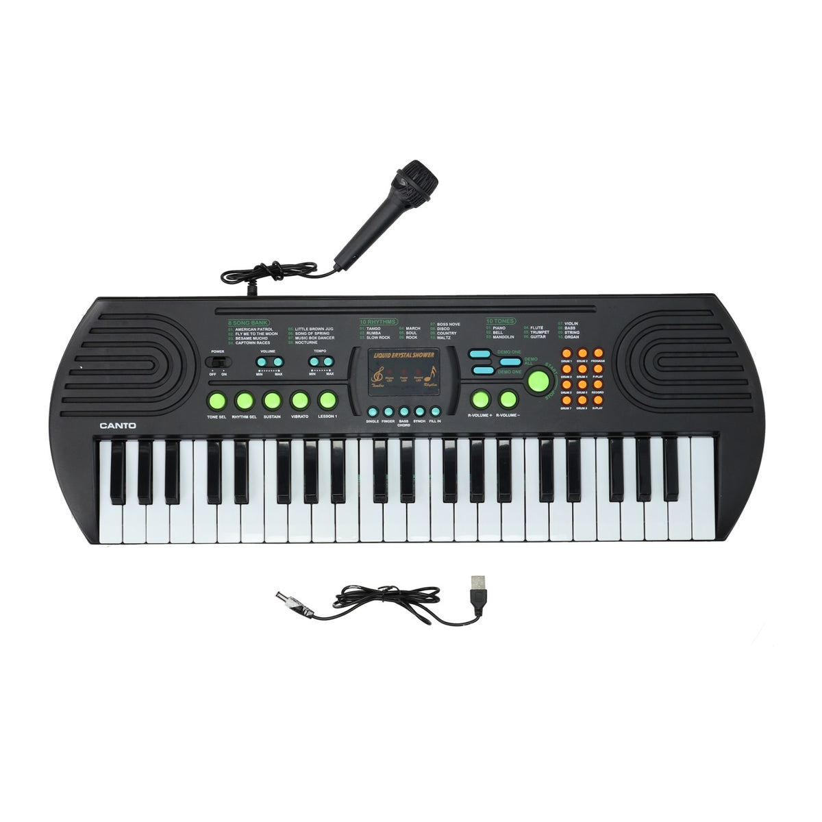 Elektronisches Keyboard mit Mikrofon