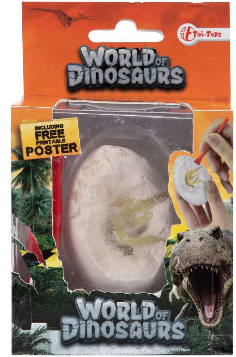 Toi-Toys Welt der Dinosaurier Ausgrabungsset Dino-Ei