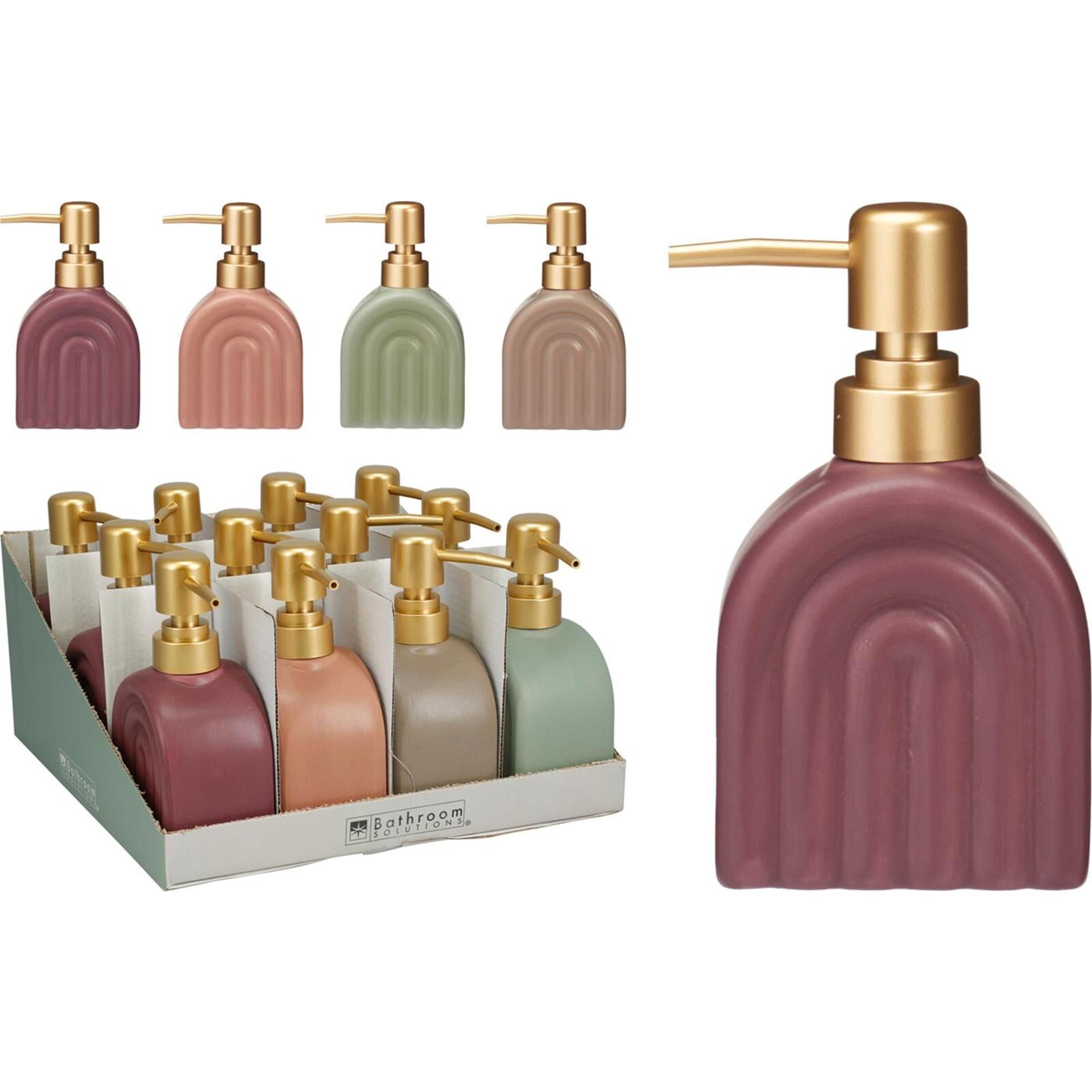Home styling zeepdispenser aardewerk