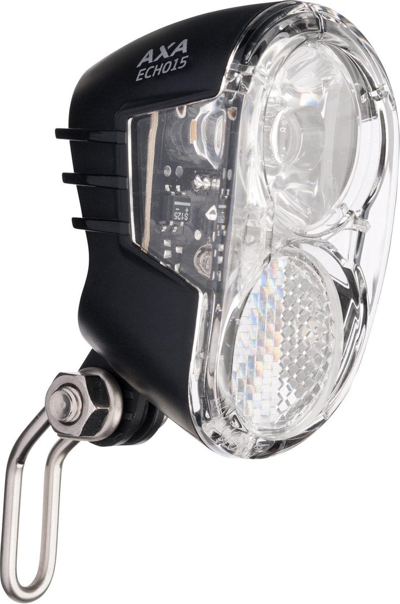 Koplamp Echo 15 Switch Aan Uit LED Dynamo Zwart