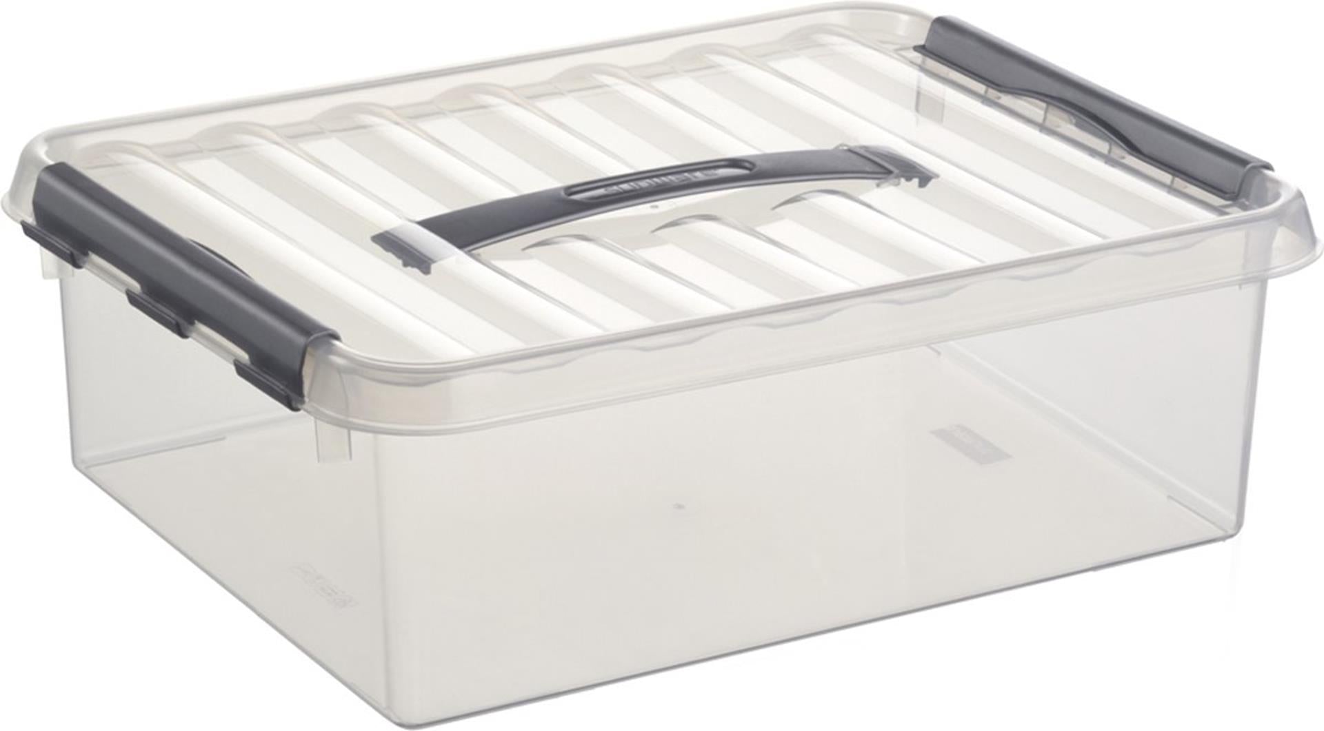 Sunware q-line opbergbox 10l transparant