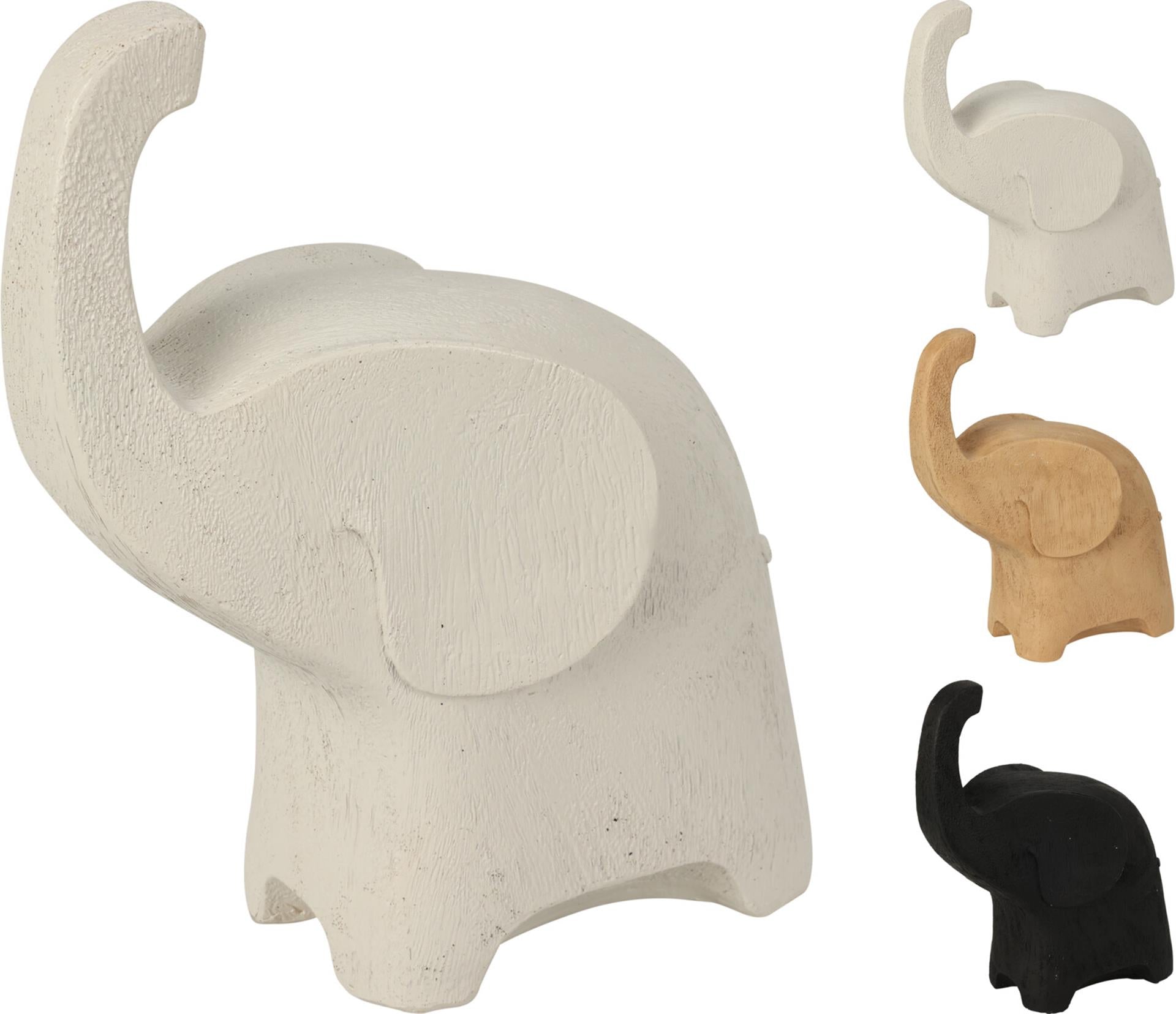 Cosydecor beeld olifant 20cm polystone