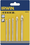 Irwin glas en tegelboren 5-delige set: 4 5 6 8 11 mm - 10507912