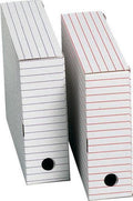 Merkloos sans marque archiefdoos formaat 31 x 245 x 85 cm (b x h x d) set van 2