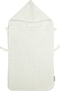Meyco baby knots voetenzak - offwhite - 40x82cm