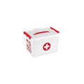 Sunware q-line eerste hulp box 22 liter wit rood 40x30x26cm