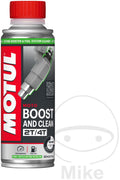 Motul boost and clean moto 200ml toevoeging grijs