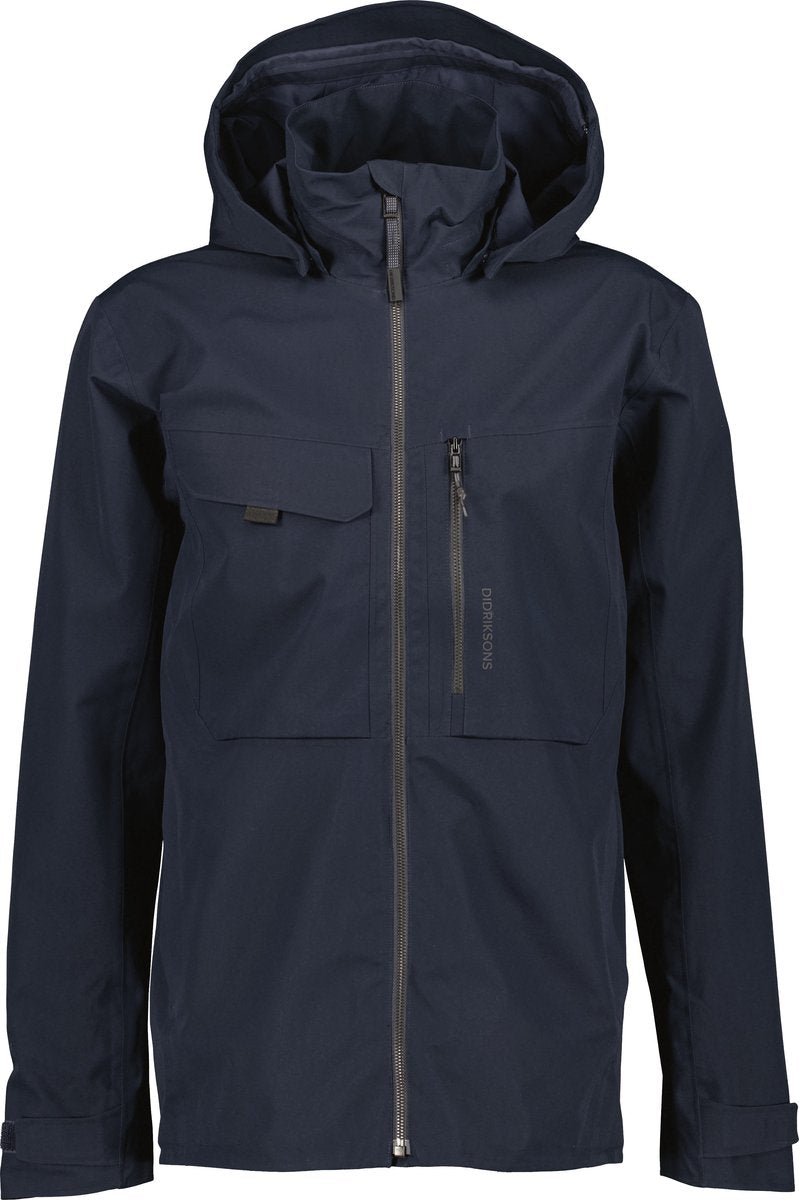Didriksons aston usx jkt 5 unisex outdoorjas - dark night blue s