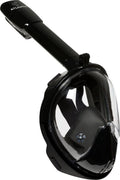 Atlantis snorkelmasker 2.0 - duikbril - snorkel - snorkelset - full face masker - volwassenen - zwart - l xl