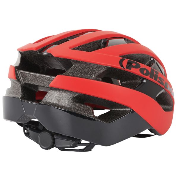 Polisport light pro fietshelm m 52-58cm mat rood zwart