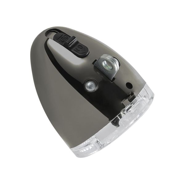Axa led voorlicht koplamp 606 auto on off naaf 15 lux dark chrome 60cm blister