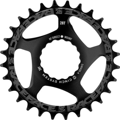 Race face narrow wide chainring cinch direct mount, 10- 11- 12-speed