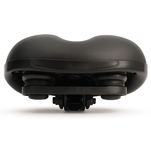 Edge City Soft Fahrradsattel inkl. Sattelklemme – schwarz
