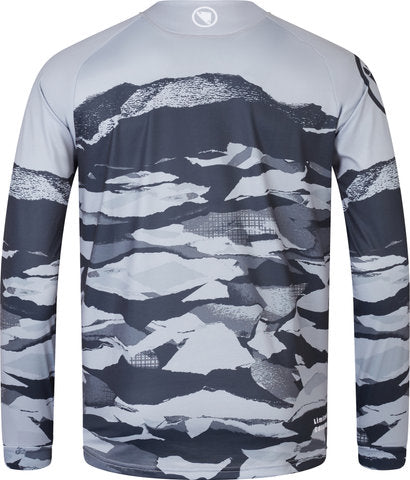 Endura mountain camo ltd printed l s jersey