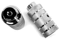 Hzb Freestyle Achsenverlängerungs-Pegs 110 mm silber, 2er-Set