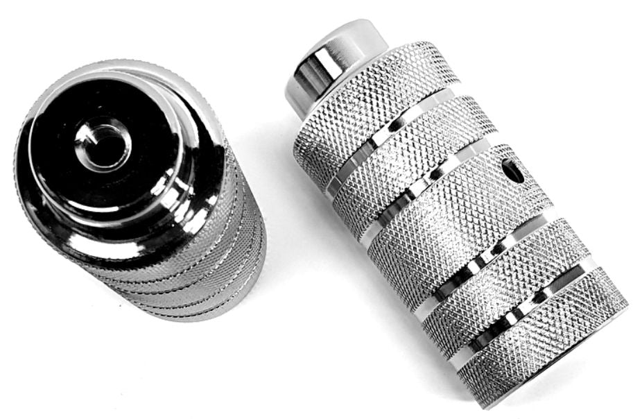 Hzb Freestyle Achsenverlängerungs-Pegs 110 mm silber, 2er-Set