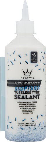 Peaty's holeshot biofibre tubeless tyre sealant