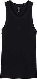 Fox head women's wordmark rib tank top