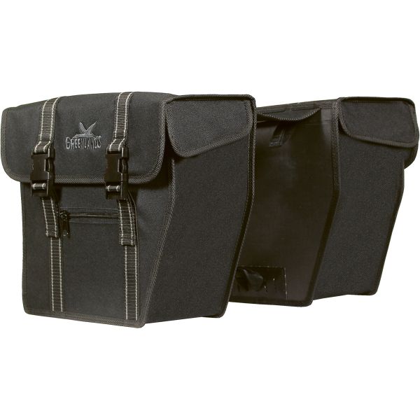 Greenlands City 25-Liter-Doppelgepäcktasche, schwarz