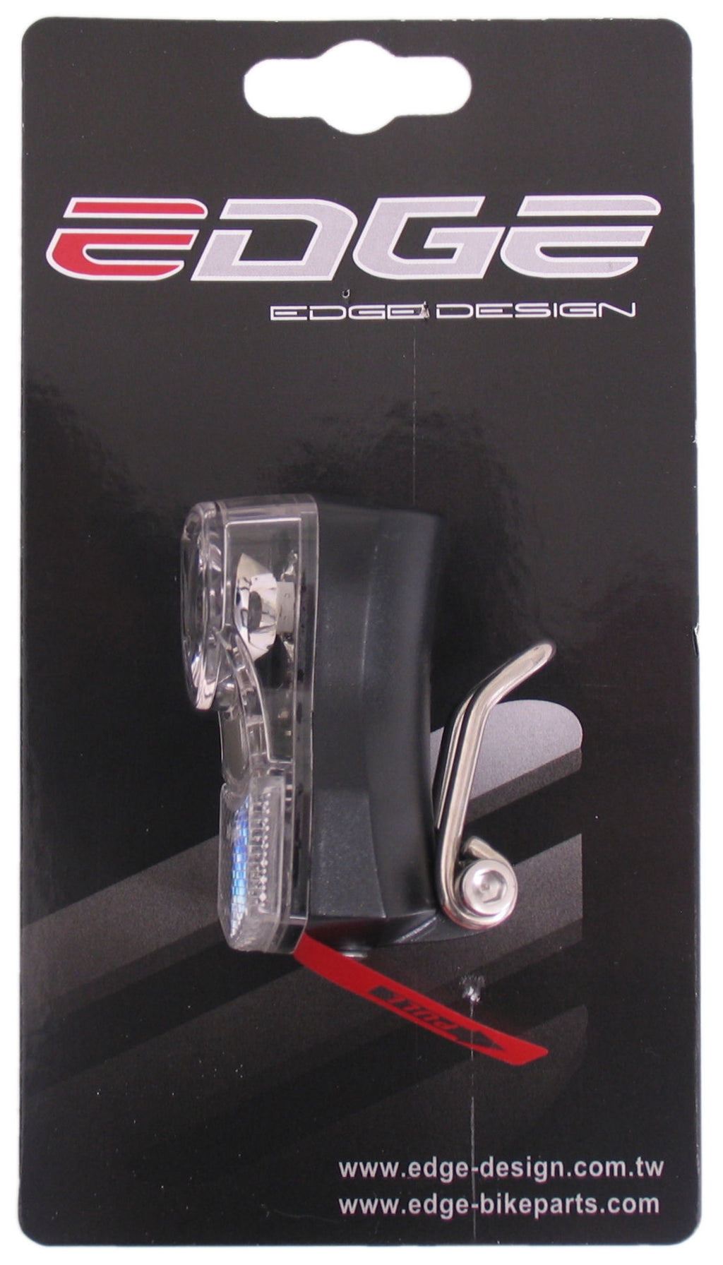 Edge koplamp swift 2.0 - 1 led met reflectie - incl. batterijen (op kaart verpakt)