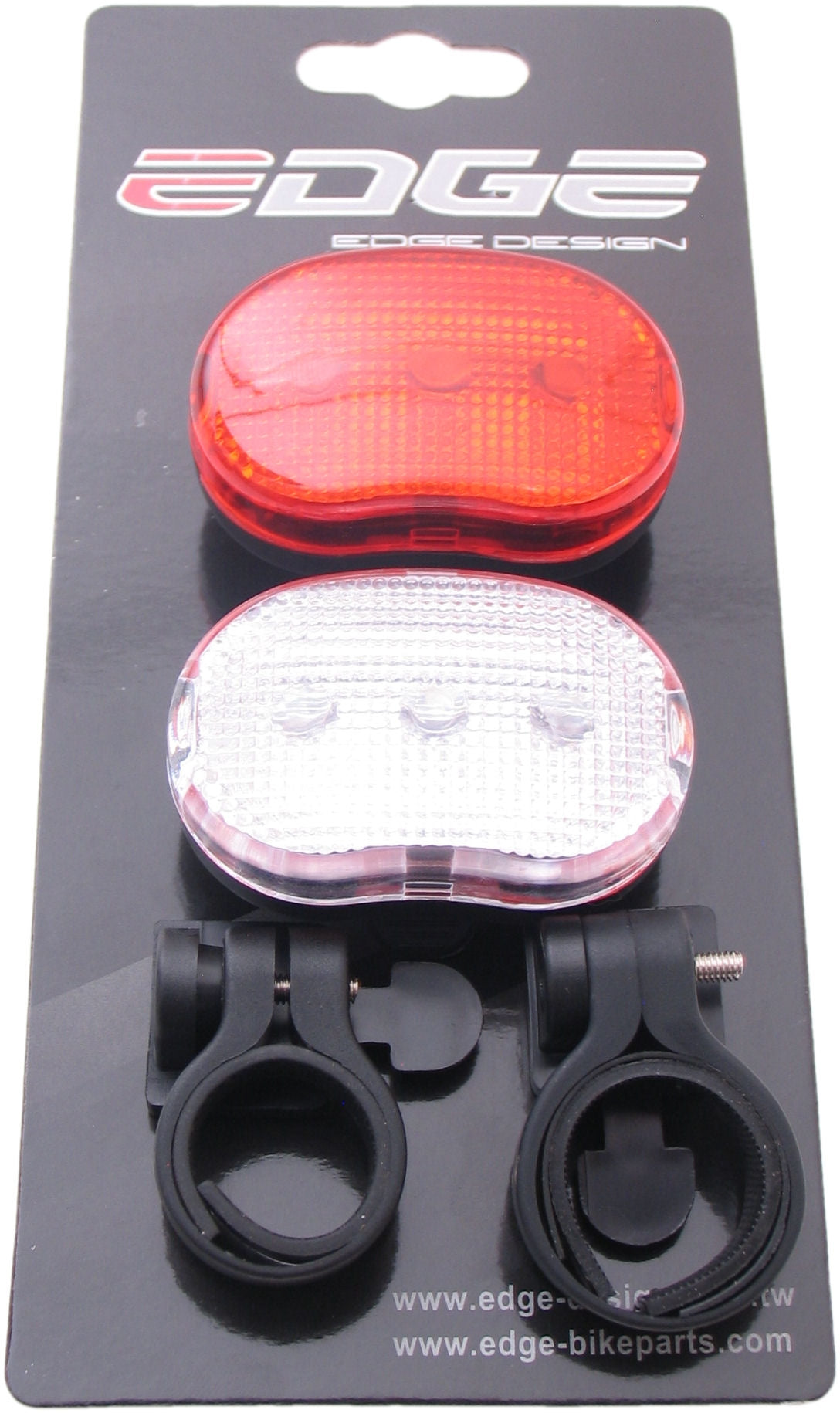 Edge verlichtingset city - 3 led - voor + achter - inclusief batterijen