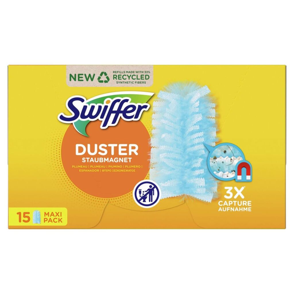 Swiffer Staubtücher mit Fang- und Verriegelungsfunktion, 15 Stück