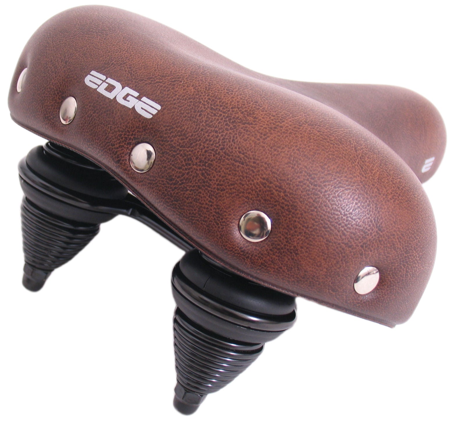 Edge Urban Fahrradsattel - mattes Dunkelbraun (Werkstattverpackung)