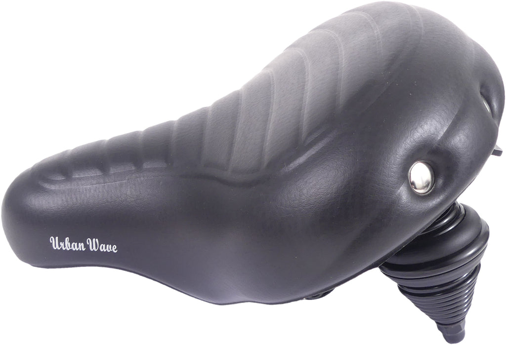Edge Fahrradsattel Urban XL Wave - Schwarz