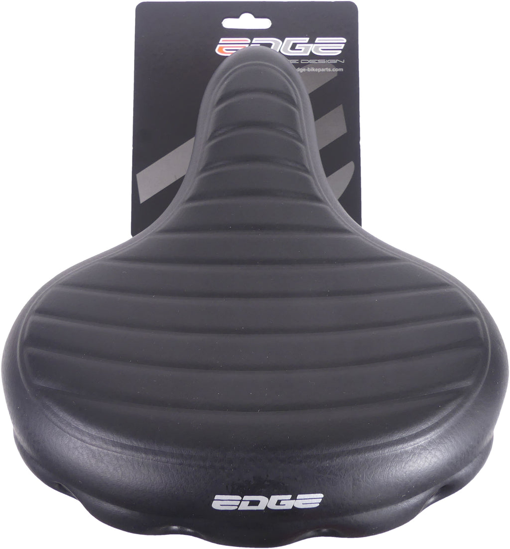 Edge Fahrradsattel Urban XL Wave - Schwarz